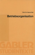 Cover: Betriebsorganisation - Springer Gabler