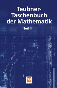 Abbildung von: Teubner-Taschenbuch der Mathematik - Vieweg+Teubner Verlag