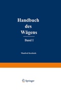 Cover: Handbuch des W&auml;gens - Vieweg+Teubner Verlag