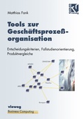 Cover: Tools zur Gesch&auml;ftsproze&szlig;organisation - Vieweg+Teubner Verlag