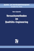 Cover: Versuchsmethoden im Qualit&auml;ts-Engineering - Vieweg+Teubner Verlag