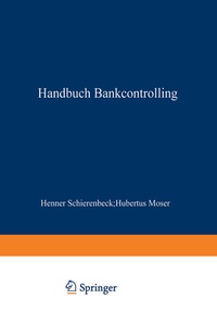 Enlarge image Cover: Handbuch Bankcontrolling - Springer Gabler