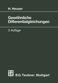 Cover: Gew&ouml;hnliche Differentialgleichungen - Vieweg+Teubner Verlag