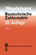 Cover: Bautechnische Zahlentafeln - Vieweg+Teubner Verlag