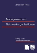 Cover: Management von Netzwerkorganisationen - Springer Gabler