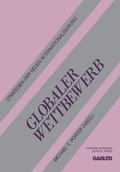 Cover: Globaler Wettbewerb - Springer Gabler