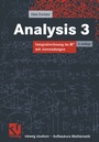 Cover: Analysis 3 - Vieweg+Teubner Verlag