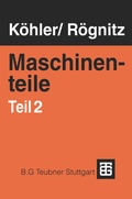 Cover: Maschinenteile - Vieweg+Teubner Verlag