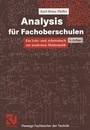 Cover: Analysis für Fachoberschulen - Vieweg+Teubner Verlag