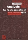 Cover: Analysis für Fachoberschulen - Vieweg+Teubner Verlag