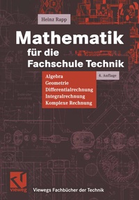 Abbildung von: Mathematik für die Fachschule Technik - Vieweg+Teubner Verlag