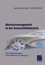Cover: Markenmanagement in der Automobilindustrie - Springer Gabler
