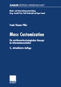 Cover: Mass Customization - Deutscher Universit&auml;tsverlag