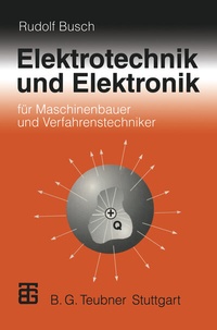 Enlarge image Cover: Elektrotechnik und Elektronik - Vieweg+Teubner Verlag