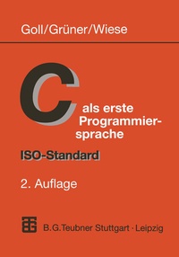 Abbildung von: C als erste Programmiersprache - Vieweg+Teubner Verlag
