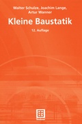 Cover: Kleine Baustatik - Vieweg+Teubner Verlag