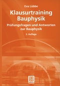 Cover: Klausurtraining Bauphysik - Vieweg+Teubner Verlag