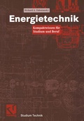 Cover: Energietechnik - Vieweg+Teubner Verlag