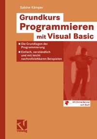 Abbildung von: Grundkurs Programmieren mit Visual Basic - Vieweg+Teubner Verlag