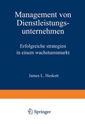 Cover: Management von Dienstleistungsunternehmen - Springer Gabler