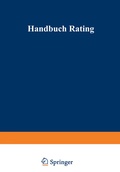 Cover: Handbuch Rating - Springer Gabler