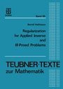 Cover: Regularization for Applied Inverse and Ill-Posed Problems - Vieweg+Teubner Verlag