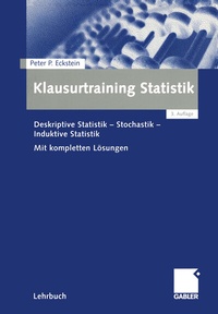 Abbildung von: Klausurtraining Statistik - Springer Gabler