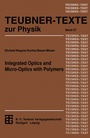 Cover: Integrated Optics and Micro-Optics with Polymers - Vieweg+Teubner Verlag