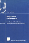 Cover: Mathematik f&uuml;r &Ouml;konomen - Deutscher Universit&auml;tsverlag