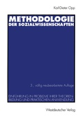 Cover: Methodologie der Sozialwissenschaften - VS Verlag f&uuml;r Sozialwissenschaften