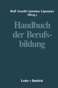 Cover: Handbuch der Berufsbildung - VS Verlag f&uuml;r Sozialwissenschaften
