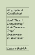 Cover: Engagement im Ruhestand - VS Verlag f&uuml;r Sozialwissenschaften