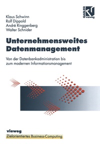 Abbildung von: Unternehmensweites Datenmanagement - Vieweg+Teubner Verlag