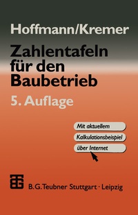 Abbildung von: Zahlentafeln für den Baubetrieb - Vieweg+Teubner Verlag