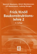 Cover: Frick/Kn&ouml;ll Baukonstruktionslehre 2 - Vieweg+Teubner Verlag
