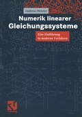 Cover: Numerik linearer Gleichungssysteme - Vieweg+Teubner Verlag