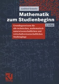 Cover: Mathematik zum Studienbeginn - Vieweg+Teubner Verlag
