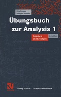 Cover: &Uuml;bungsbuch zur Analysis 1 - Vieweg+Teubner Verlag