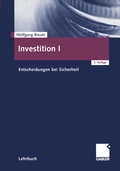Cover: Investition I - Springer Gabler