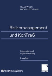 Abbildung von: Risikomanagement und KonTraG - Springer Gabler