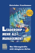 Cover: Leadership - mehr als Management - Springer Gabler