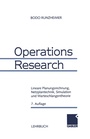 Cover: Operations Research - Springer Gabler