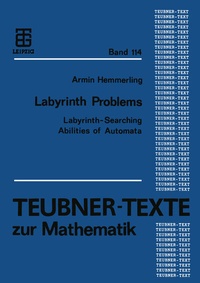 Enlarge image Cover: Labyrinth Problems - Vieweg+Teubner Verlag