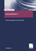 Cover: Investition I - Springer Gabler