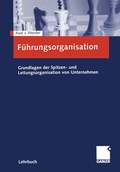 Cover: F&uuml;hrungsorganisation - Springer Gabler