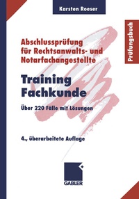 Abbildung von: Training Fachkunde - Springer Gabler