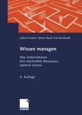 Cover: Wissen managen - Springer Gabler