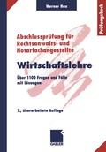 Cover: Wirtschaftslehre - Springer Gabler