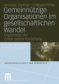 Cover: Gemeinn&uuml;tzige Organisationen im gesellschaftlichen Wandel - VS Verlag f&uuml;r Sozialwissenschaften