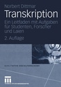 Cover: Transkription - VS Verlag für Sozialwissenschaften
